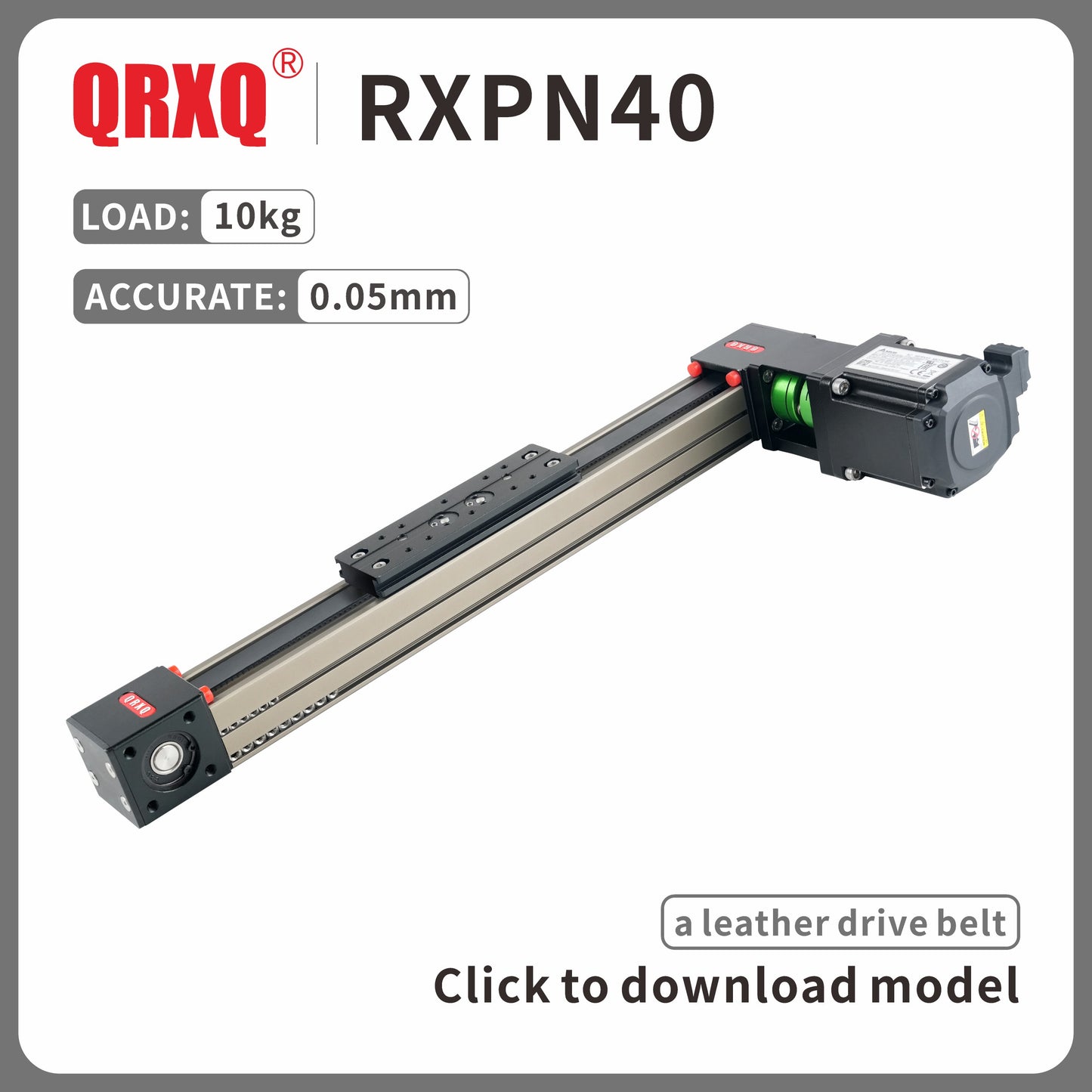 RXPN40-Qrxq precision electric linear synchronous belt slide rail