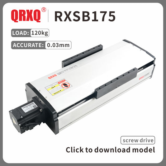 RXSB175 linear guide semi-enclosed ball screw precision linear module load 150kg