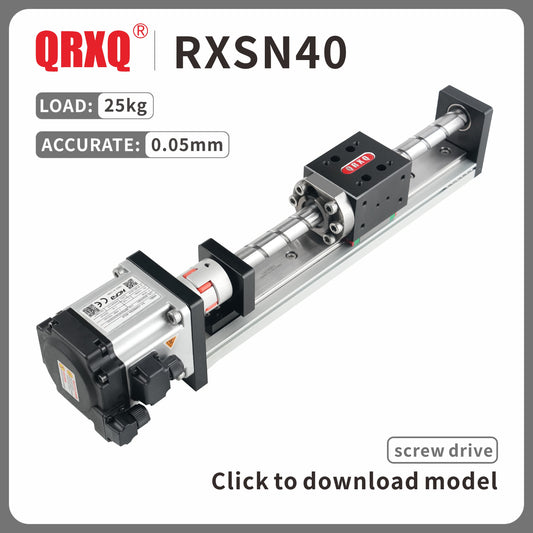 RXSN40 ball screw precision linear module with motor