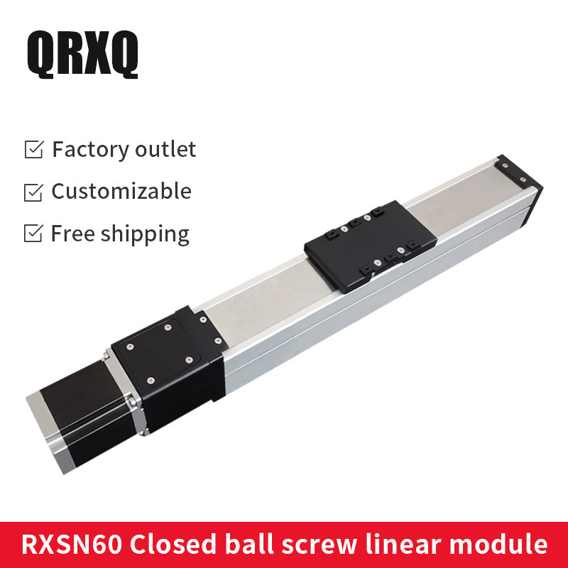 RXSN60 ball screw precision linear module with motor