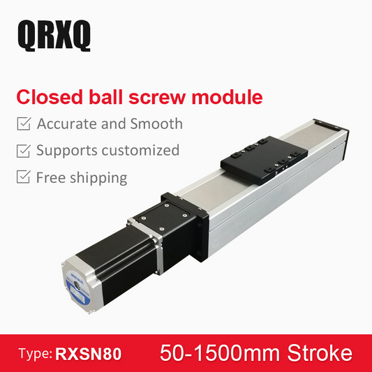 RXSN80 ball screw precision linear module with motor