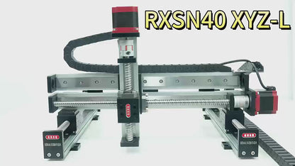 RXS40XYZ-L CNC linear module guide rail ball screw guide sliding motion actuator workbench